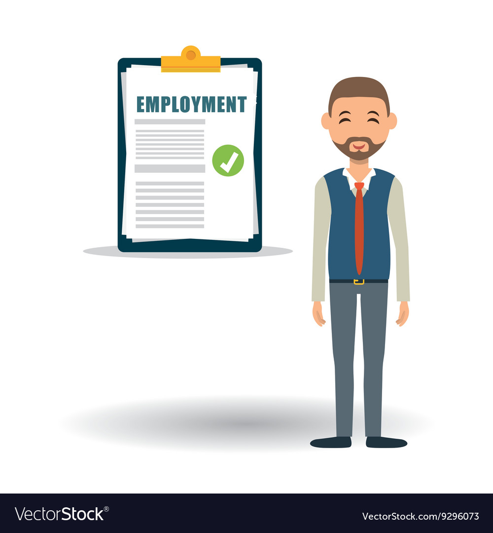 Employment design human resources icon isolated