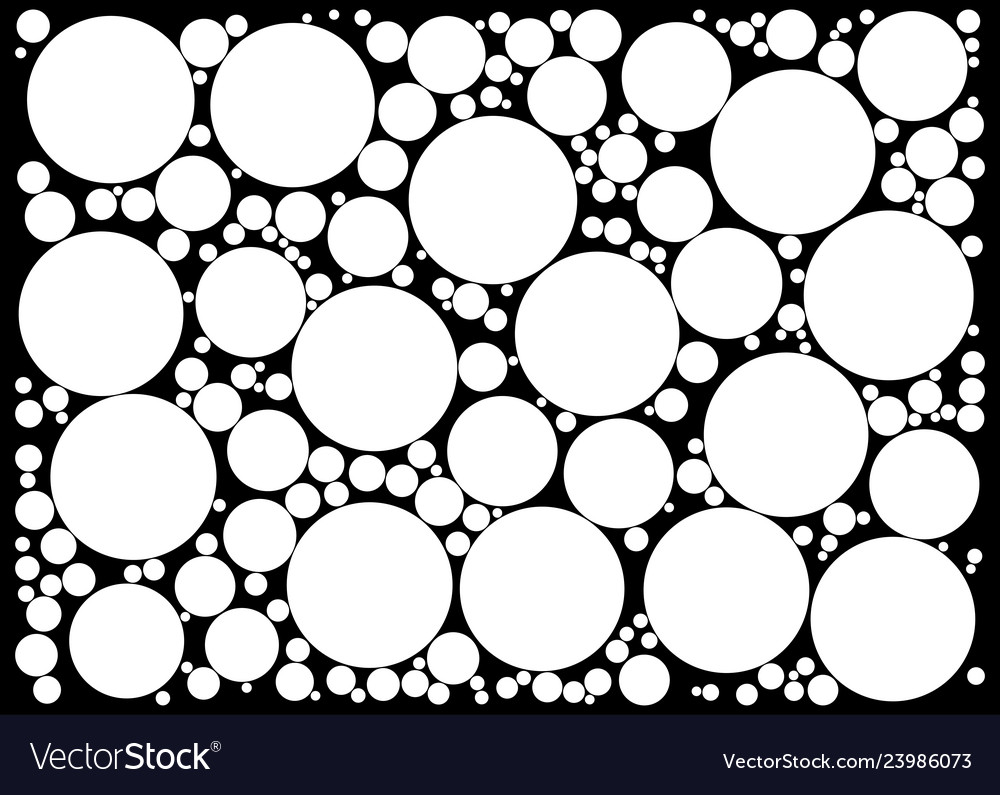 Random dots on black background