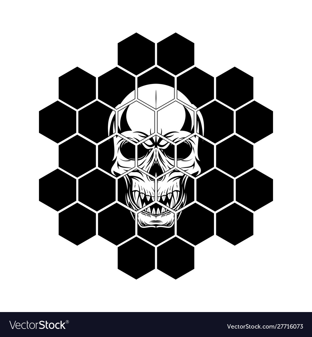 Pattern Hexagon Tattoo Design