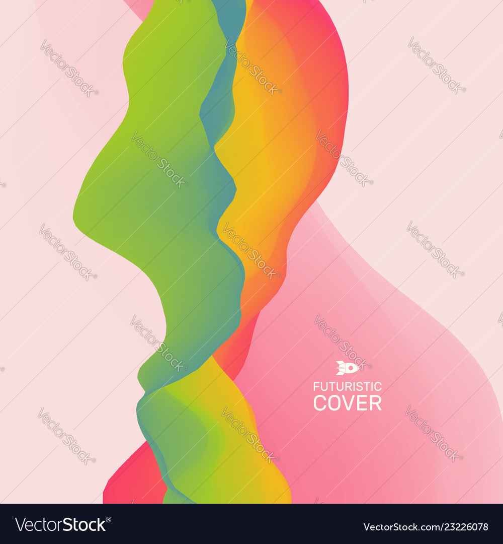 Abstract background dynamic effect futuristic vector image Abstract background dynamic effect futuristic