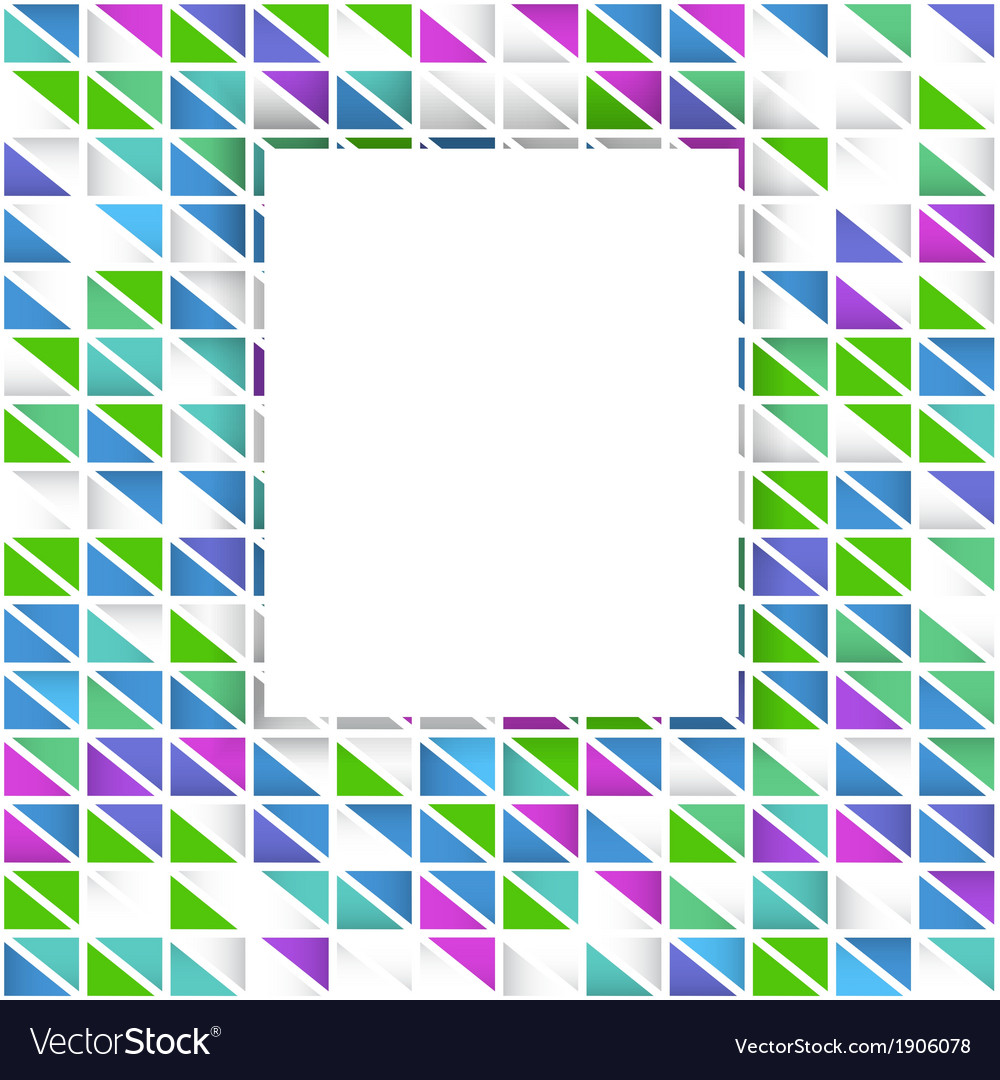 Abstract colorful triangular background