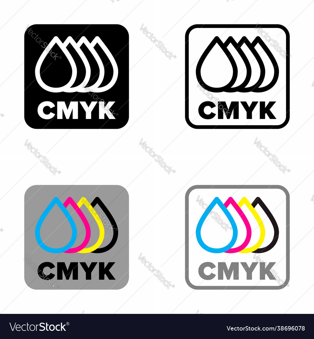 Cmyk Technologie Informationsschild