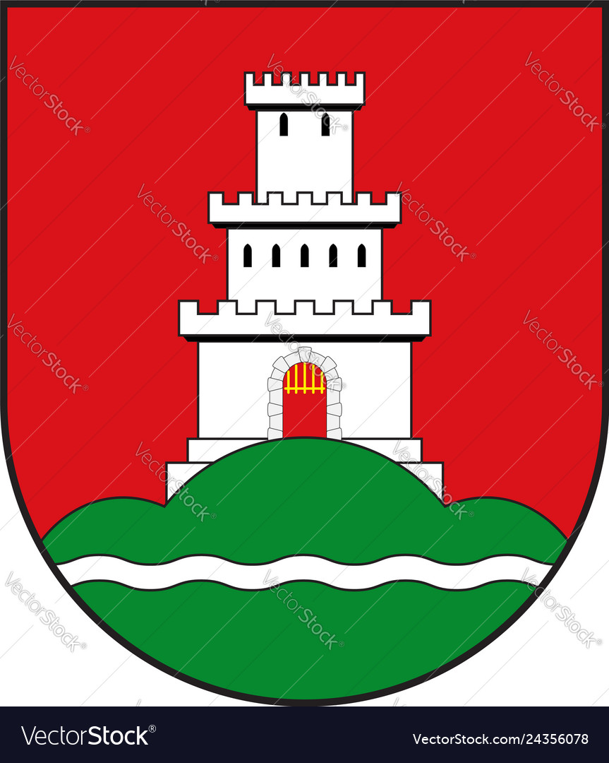 Coat of arms pinneberg in schleswig-holstein Vector Image