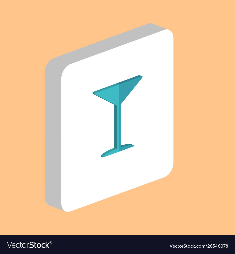 Cocktail computer symbol Vector Image Cocktail computer symbol