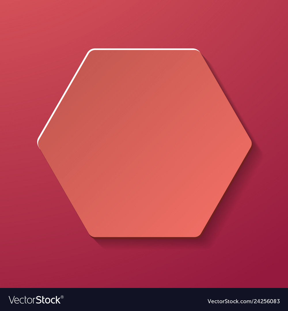Abstract creative image with paper hexagon Vector Image Abstract creative image with paper hexagon