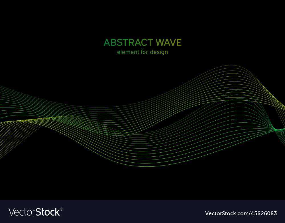 Abstract wave element for design digital vector image Abstract wave element for design digital