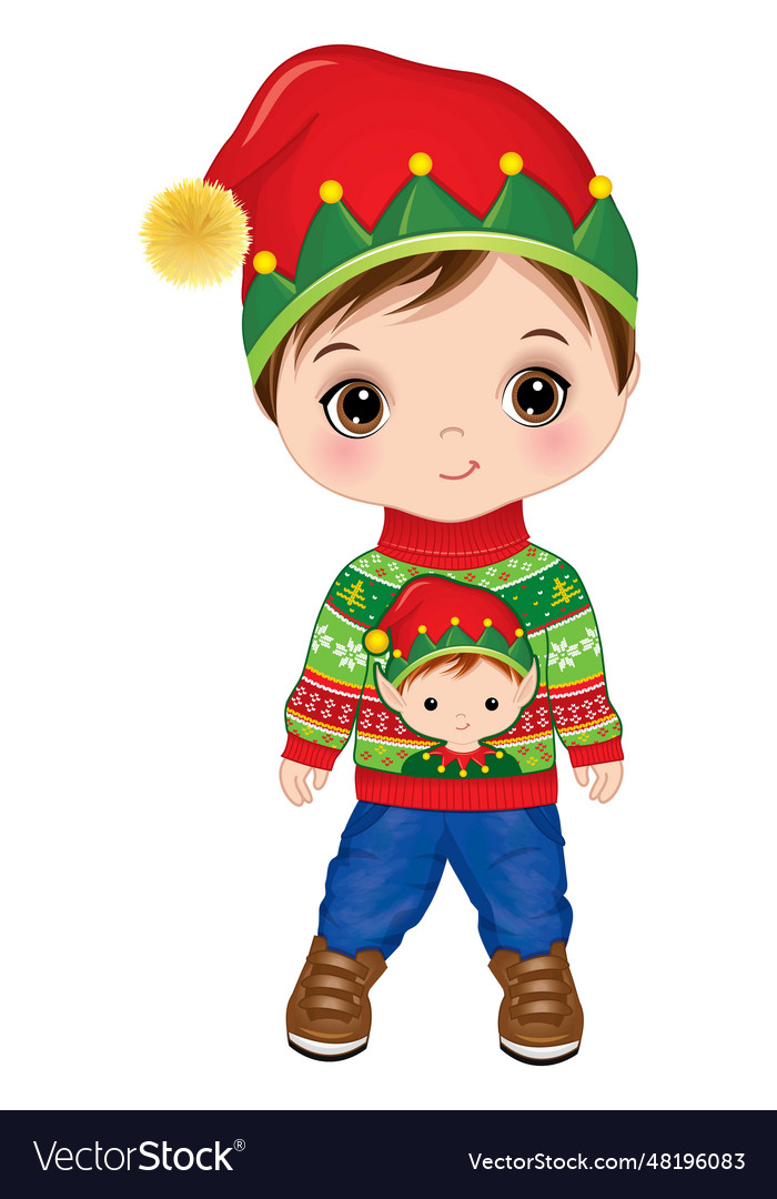 boys elf sweater