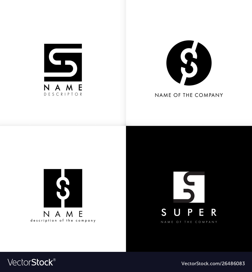 Elegant S Monogram Logo Template