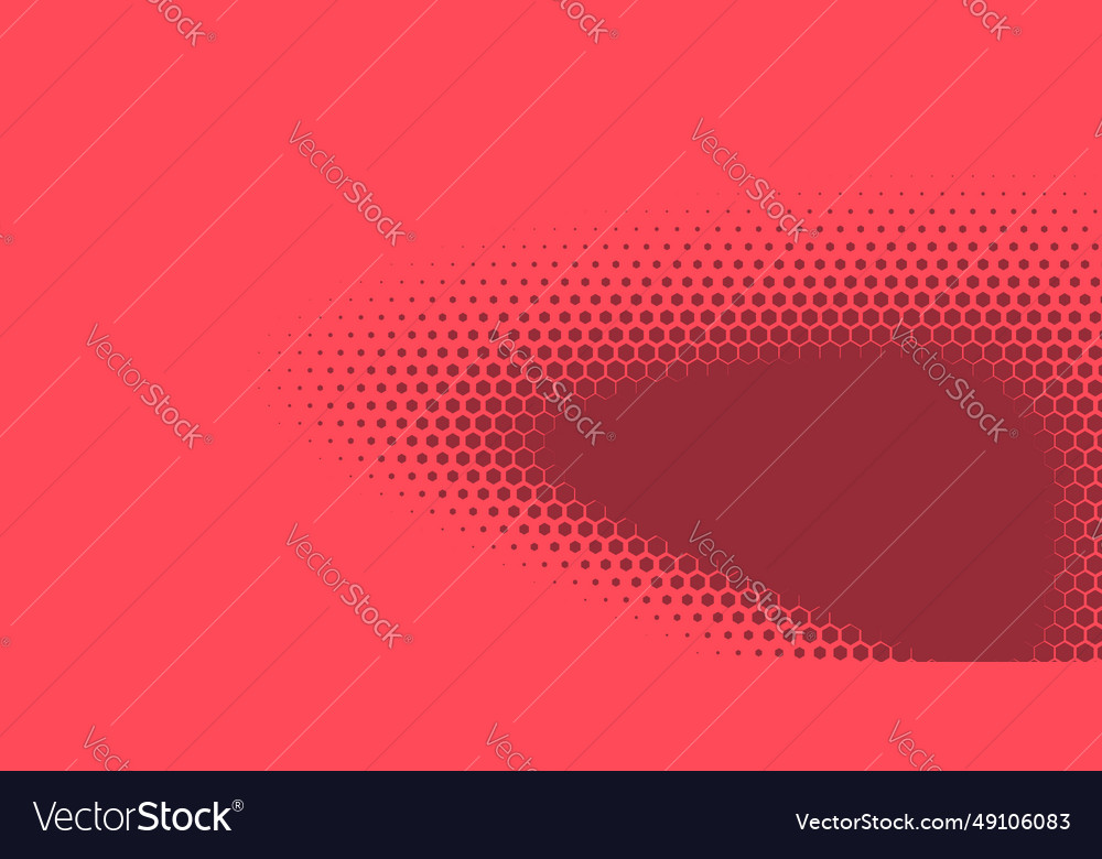 Geometric abstract hexagon two color background