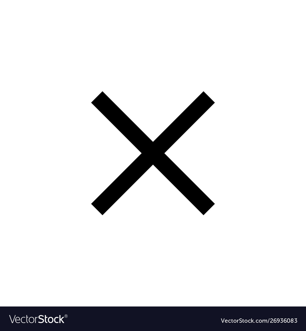 Green check mark and red cross icon set circle
