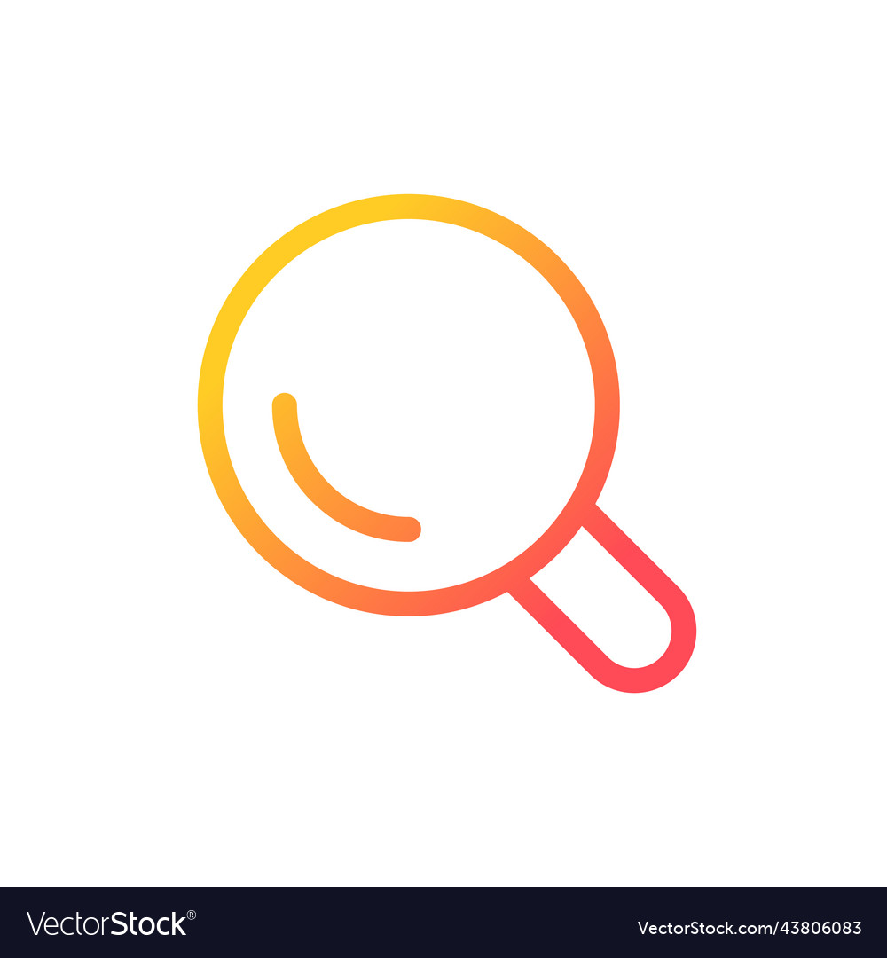 On-site search pixel perfect gradient linear ui vector image On-site search pixel perfect gradient linear ui