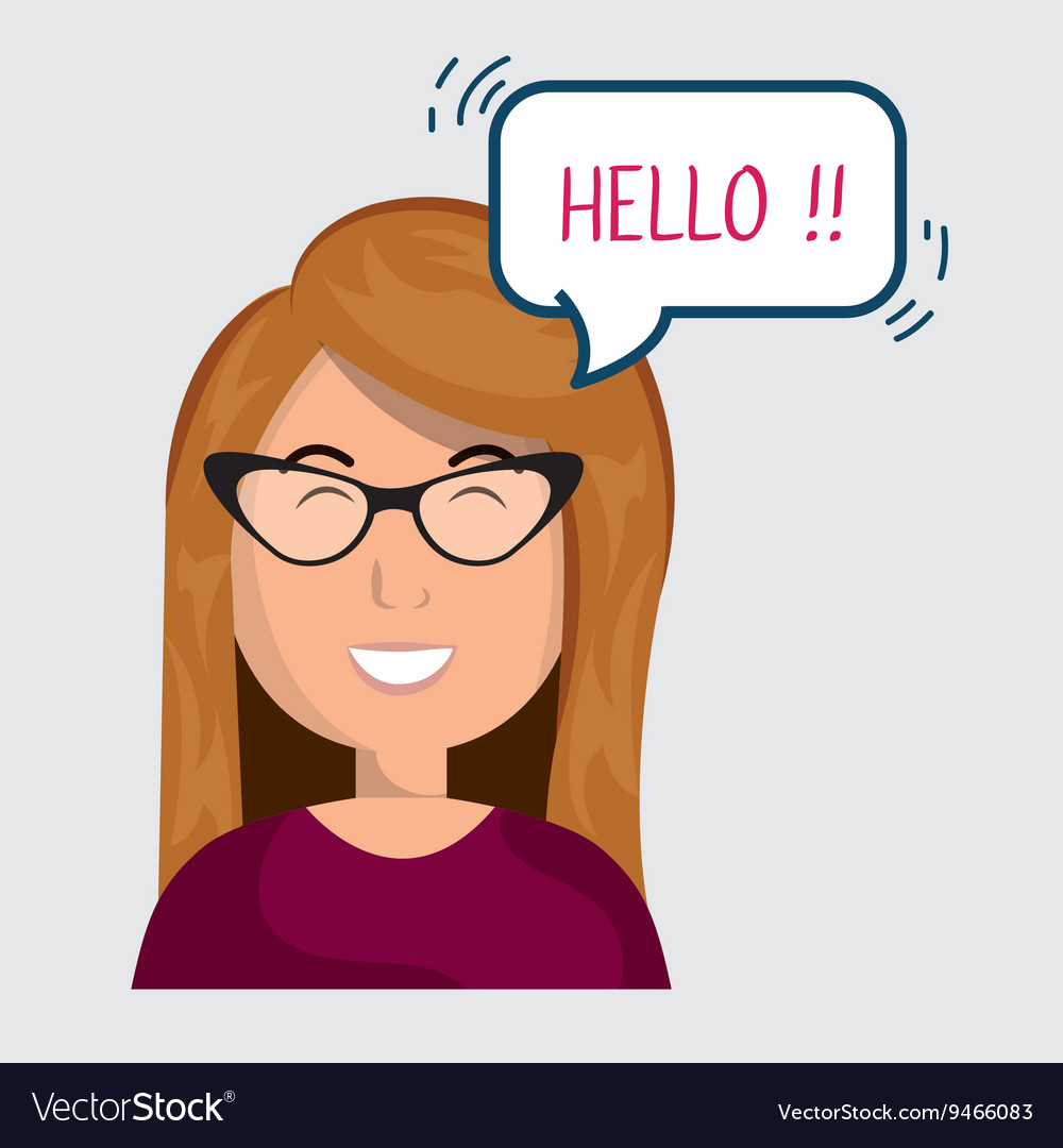 People talking design Royalty Free Vector Image