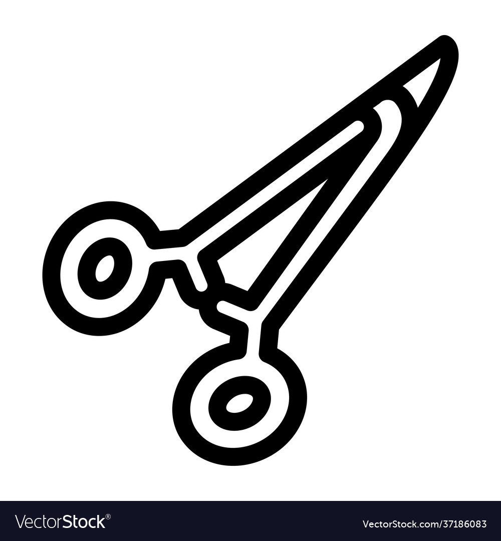 Surgical clamp Royalty Free Vector Image - VectorStock