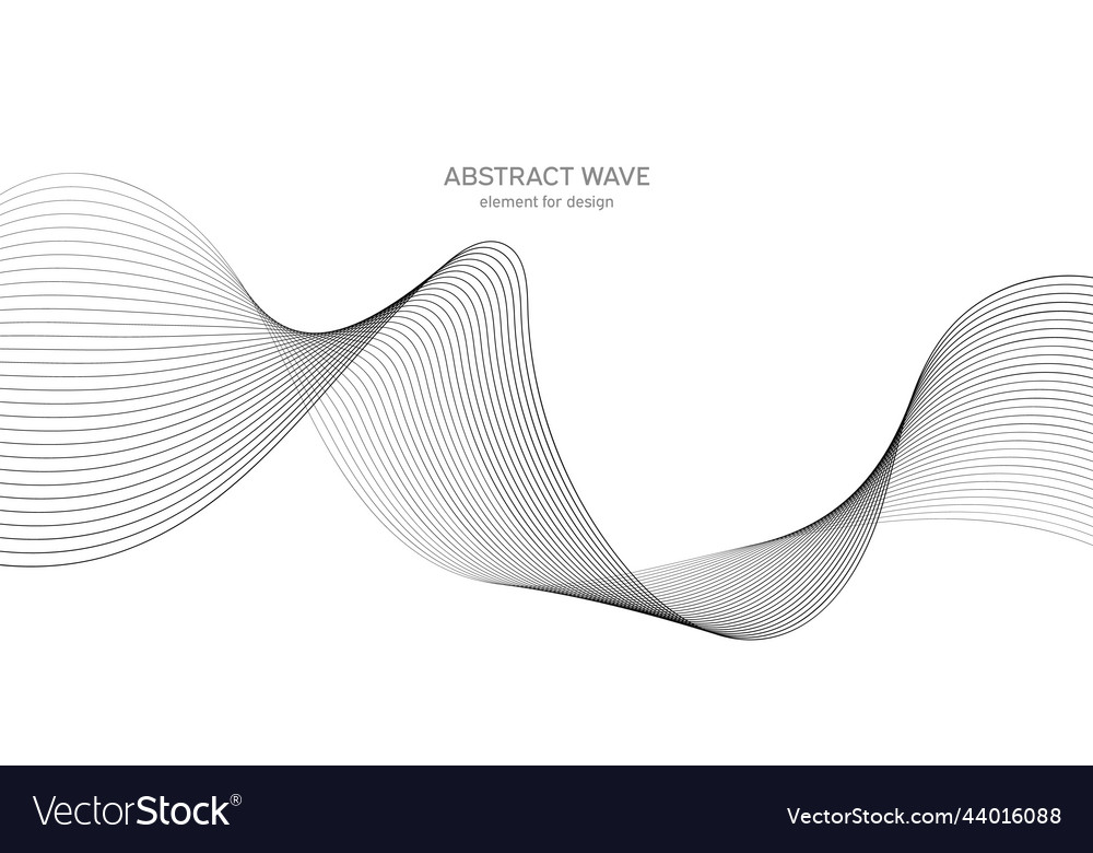 Abstract wave element for design digital vector image Abstract wave element for design digital