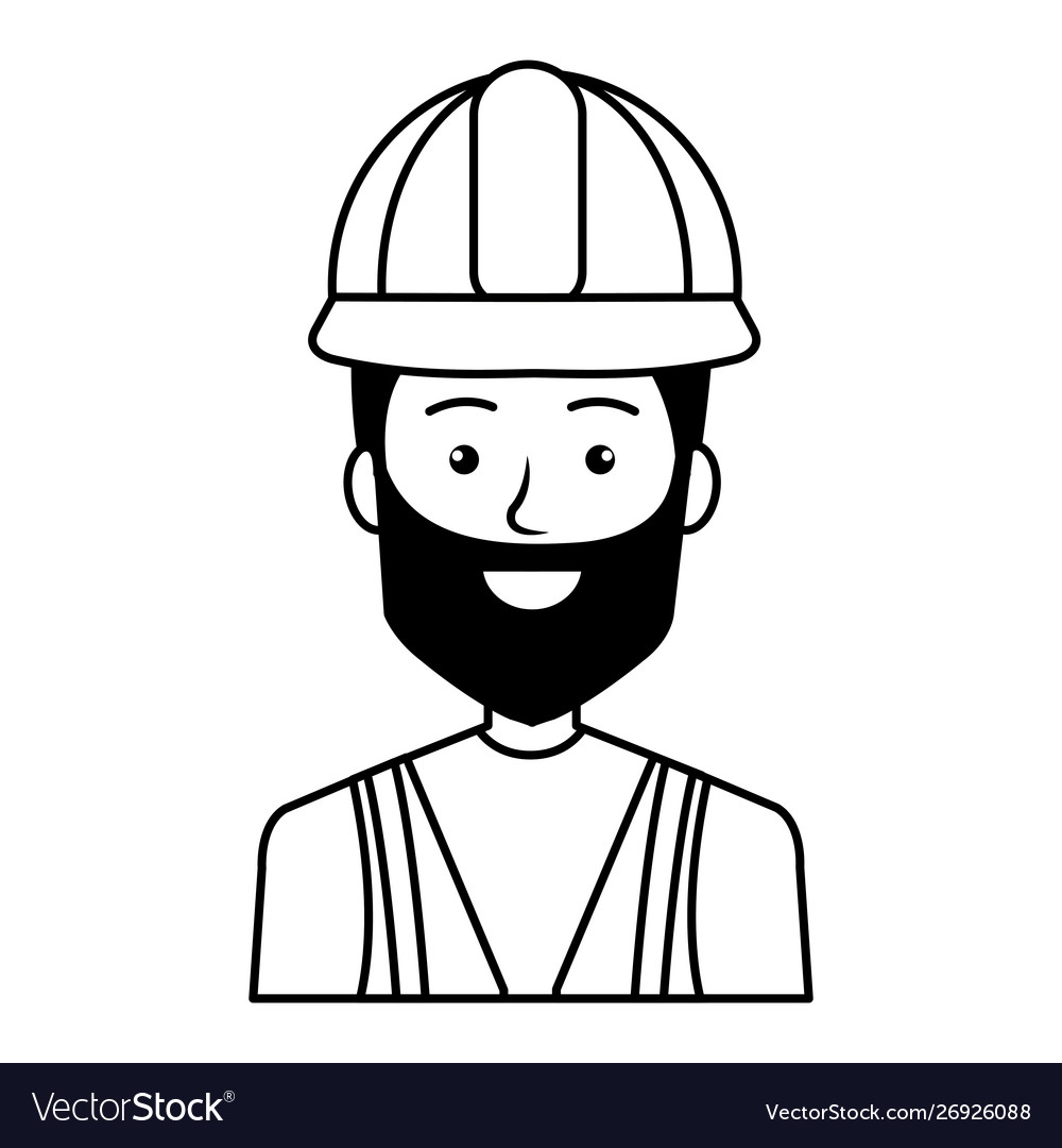 Builder constructor with helmet character