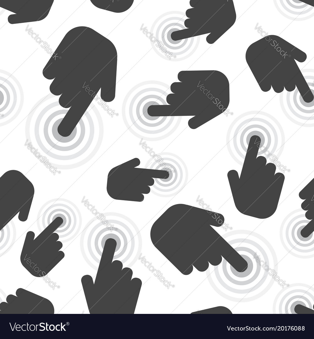 Click hand seamless pattern background business