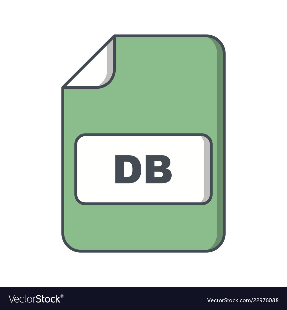 Db icon Royalty Free Vector Image - VectorStock