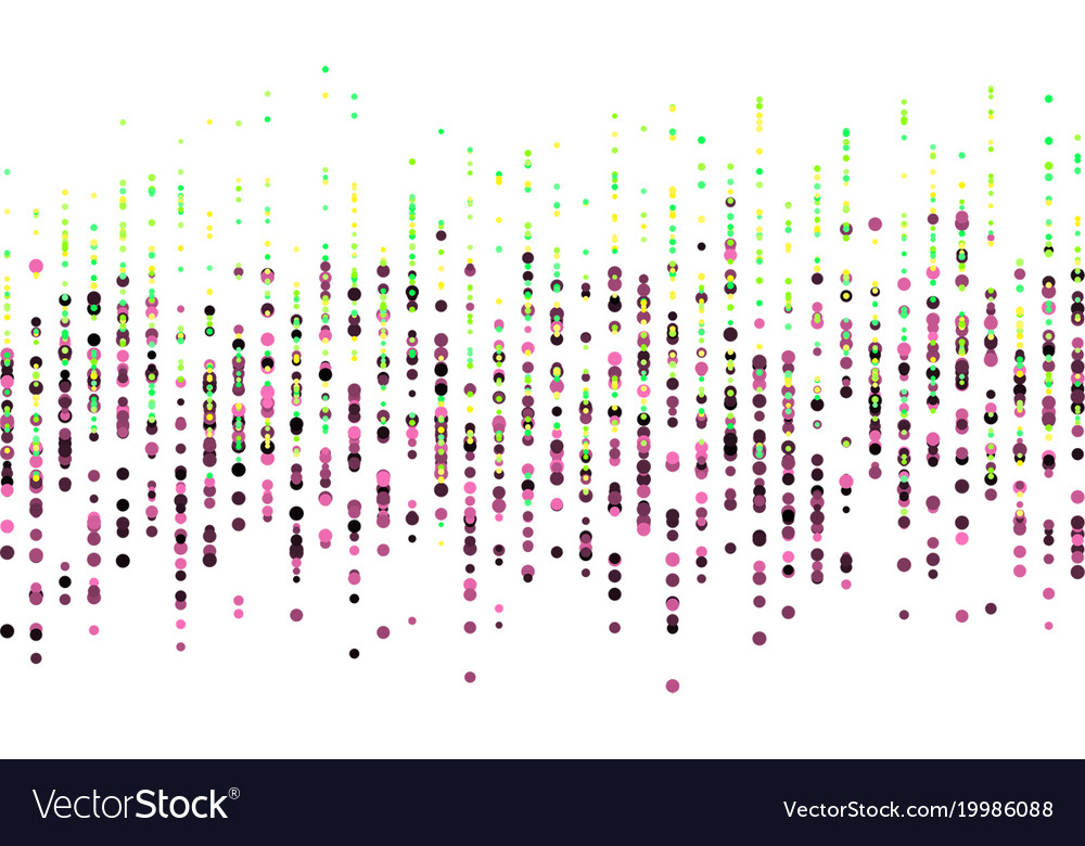 Graphic colored abstract overlapping circles