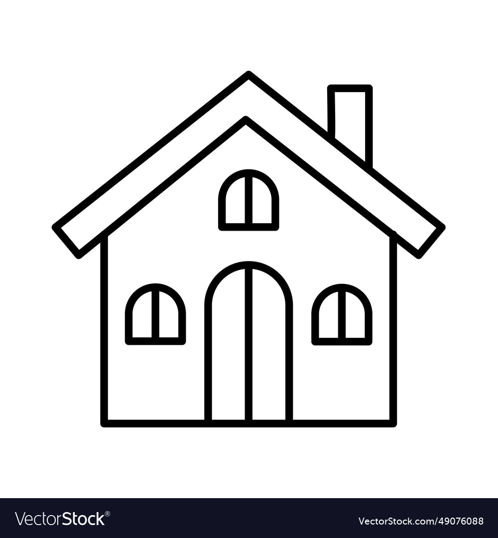 Home icon Royalty Free Vector Image - VectorStock