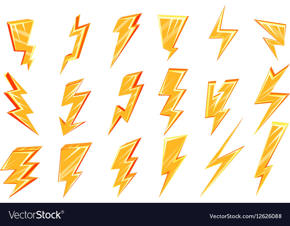 Lightning bolt set