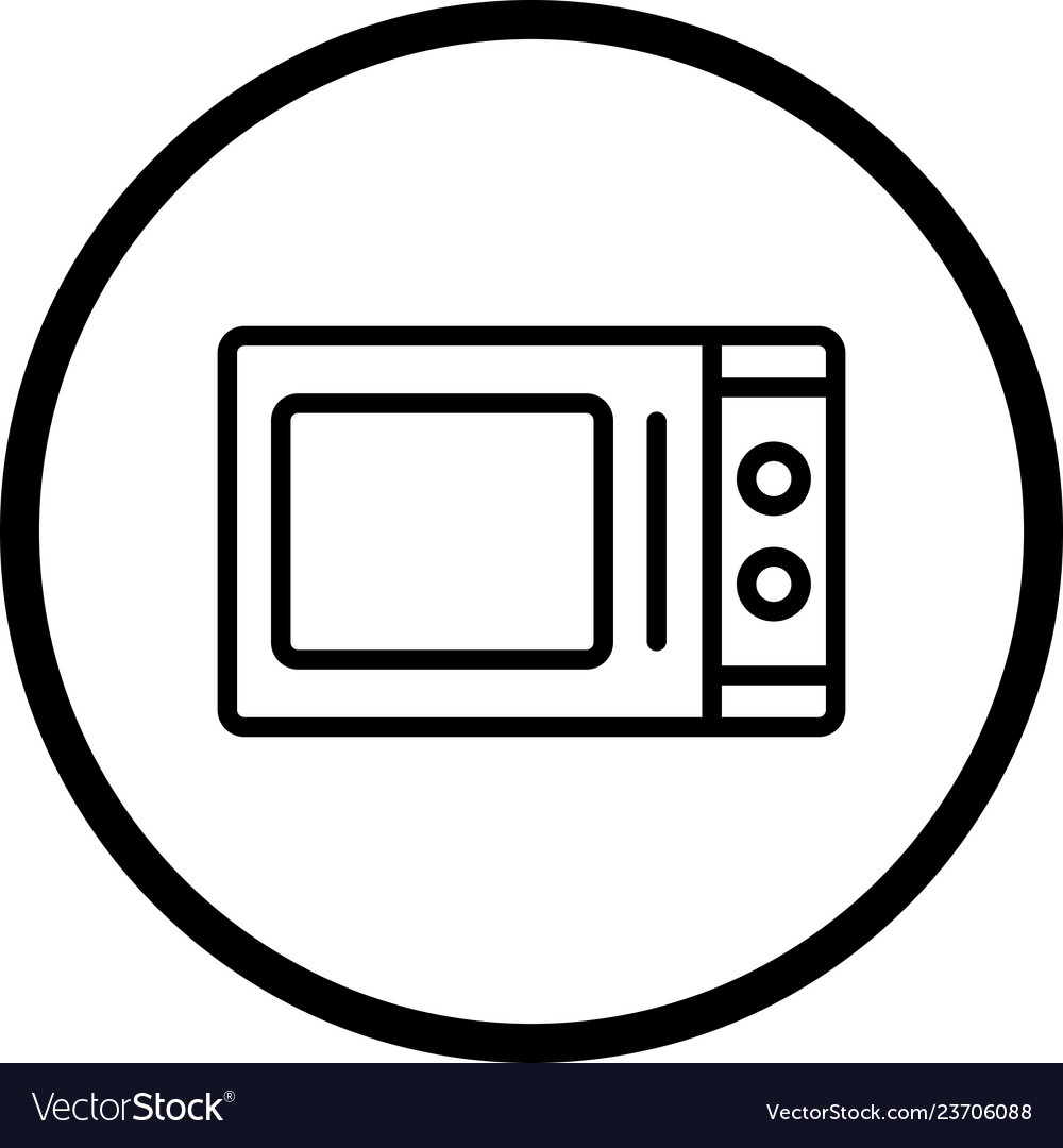 Microwave oven icon