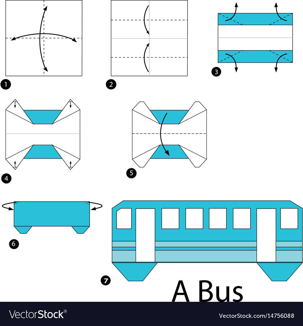 Step by instructions how to make origami