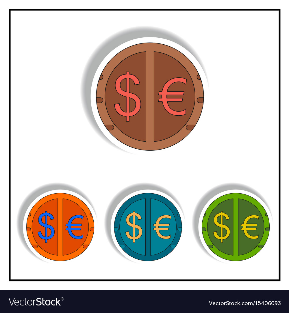 Currency Stock Market Sign Vector Image On Vectorstock Currency Stock Market Sign Vector Image