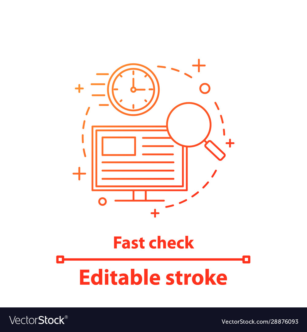 Fast Check Icon - Data Search