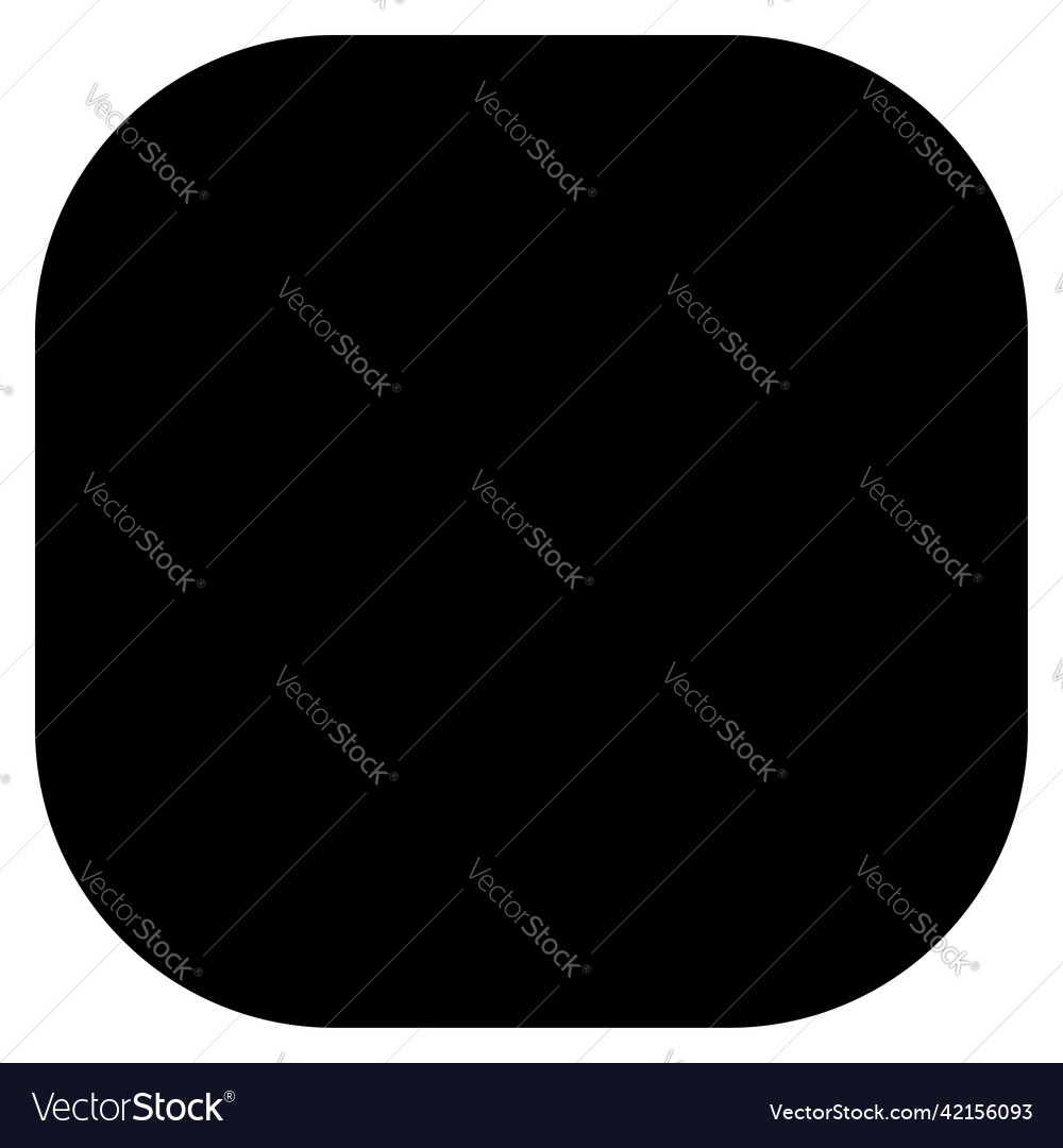 Flat banner button template shape with corner vector image Flat banner button template shape with corner