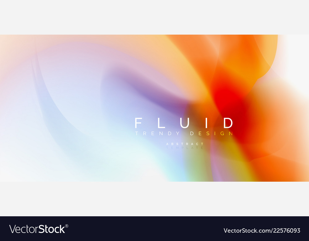 Fluid flowing wave abstract background vector image Fluid flowing wave abstract background