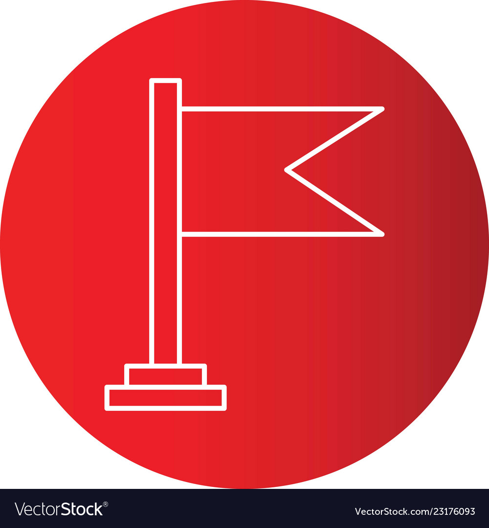 Gradient line circle perfect icon or pigtogram