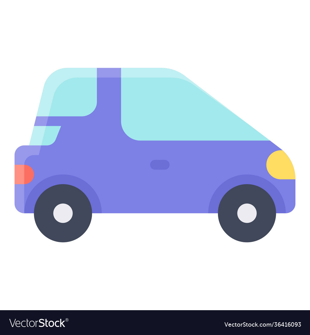 Microcar icon transportation related