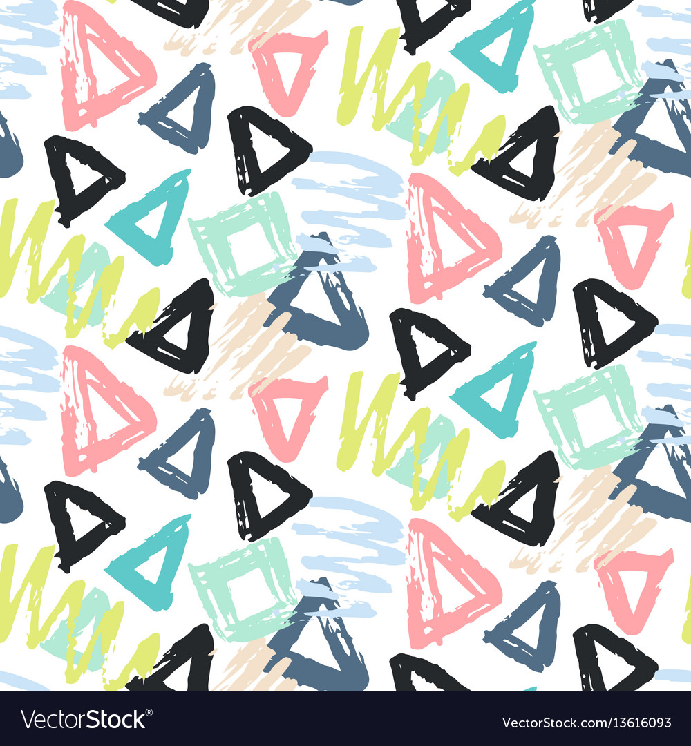 Modern Brushstroke Pattern
