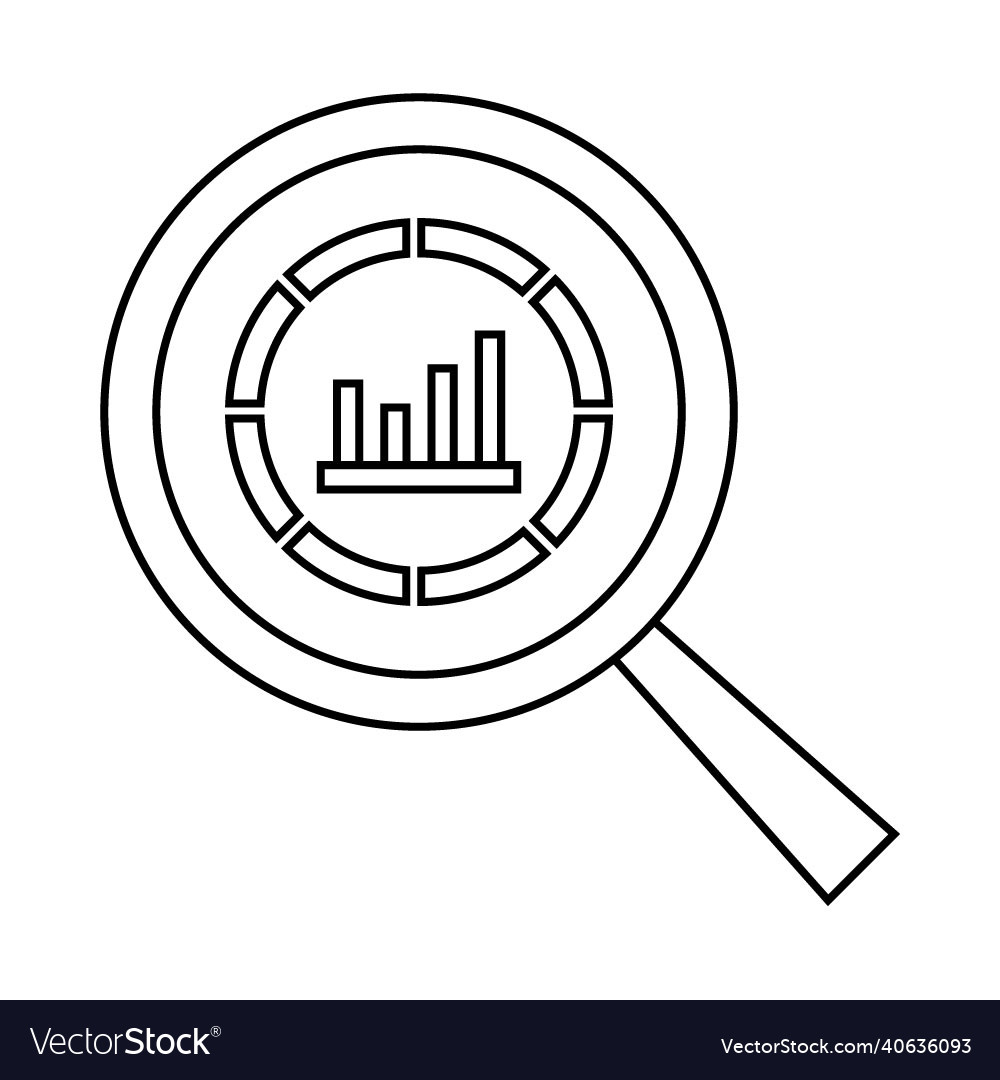 Modern research line icon