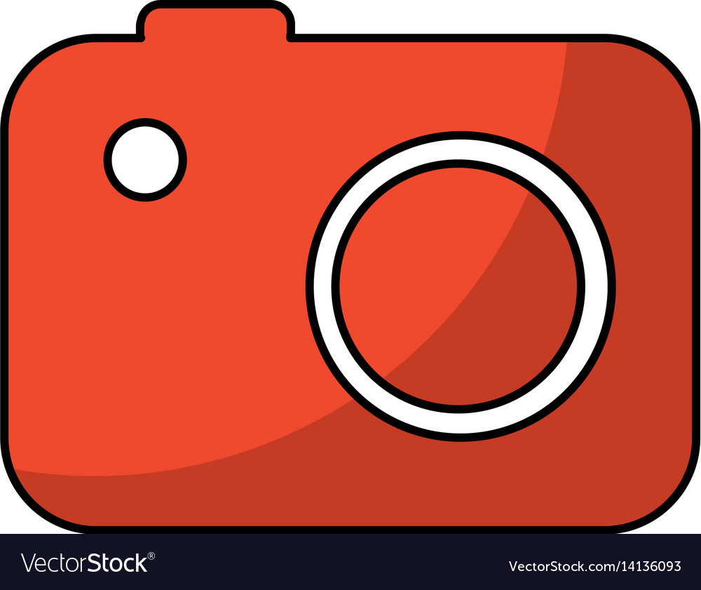 Photographic camera isolated icon