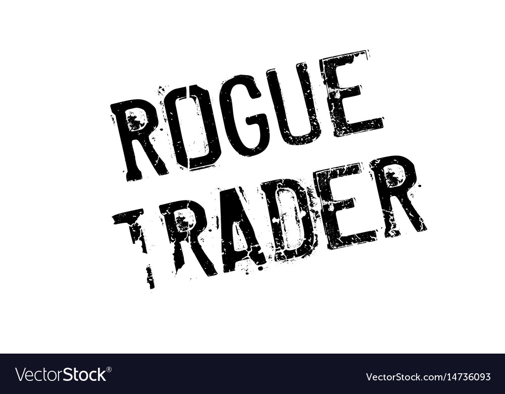 Rogue trader rubber stamp Royalty Free Vector Image