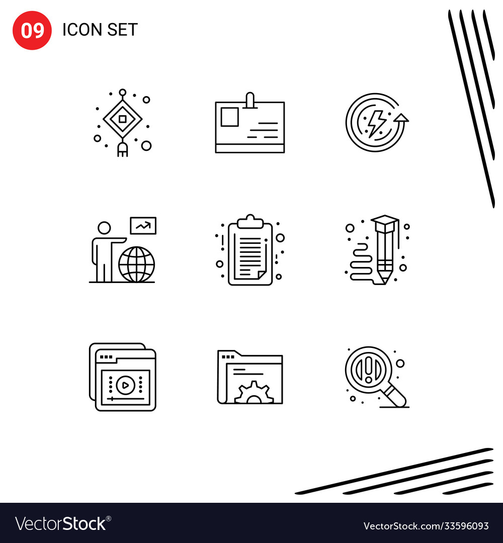User interface pack 9 basic outlines