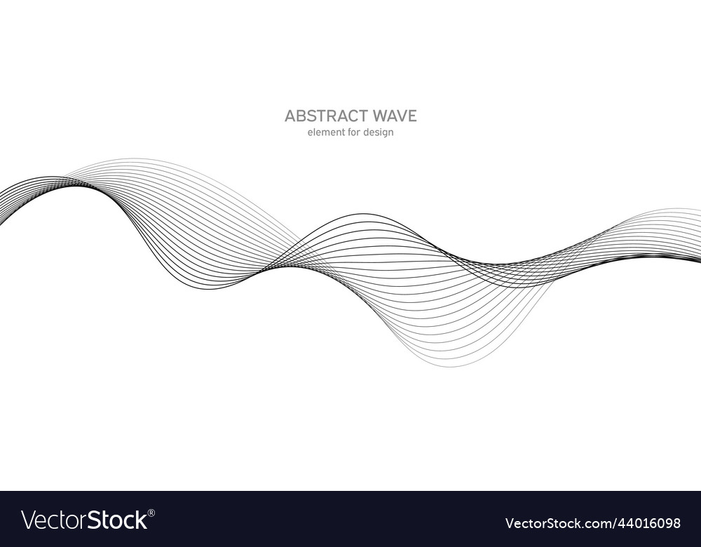 Abstract wave element for design digital vector image Abstract wave element for design digital