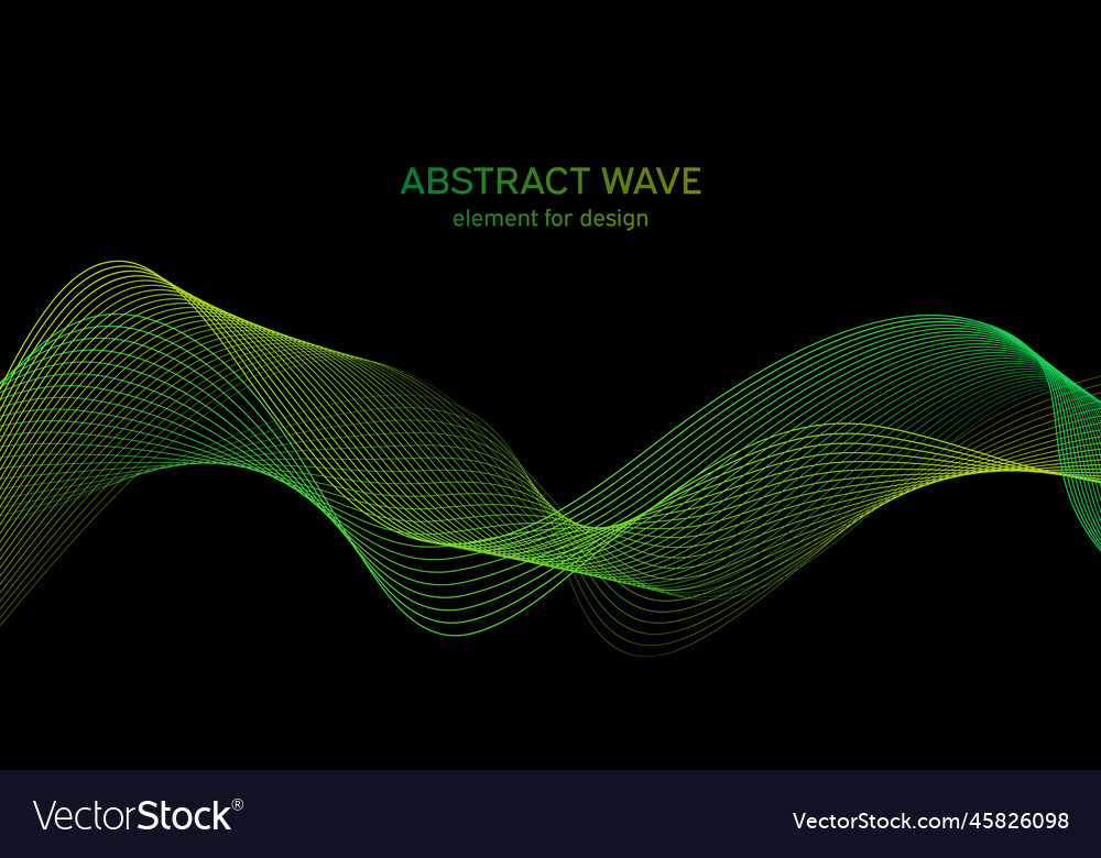 Abstract wave element for design digital vector image Abstract wave element for design digital