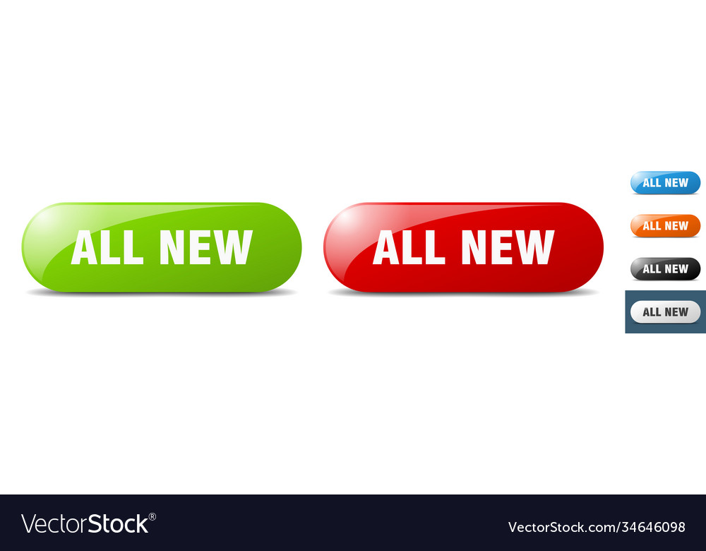 All new button key sign push set