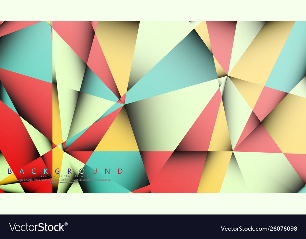 Background mosaic triangle