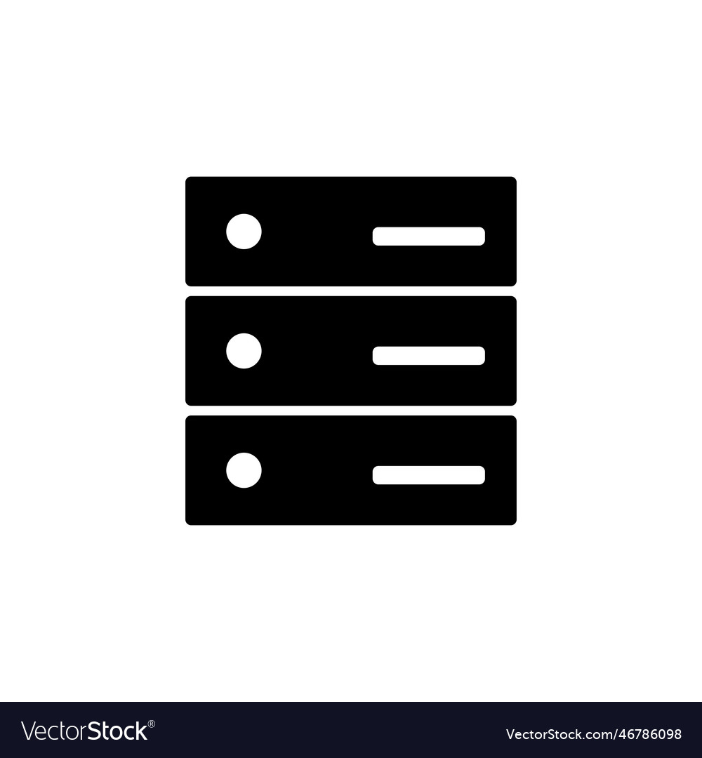 Database icon vector image Database icon