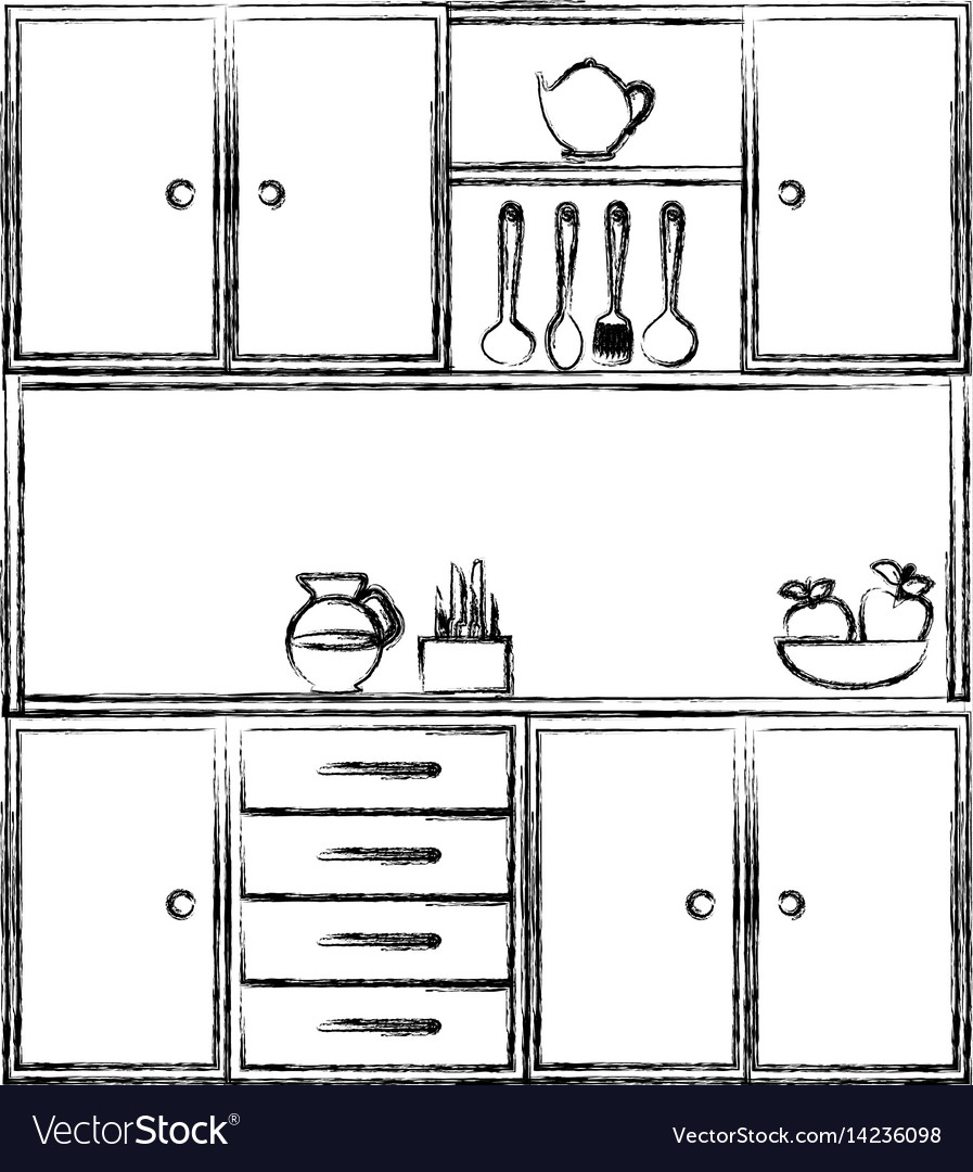 Kitchen Cabinets Sketch