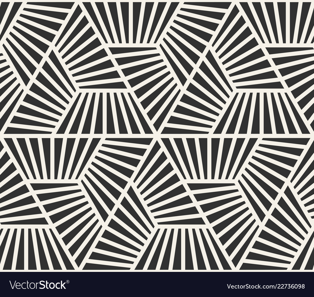 Seamless lines pattern modern stylish triangle vector image Seamless lines pattern modern stylish triangle