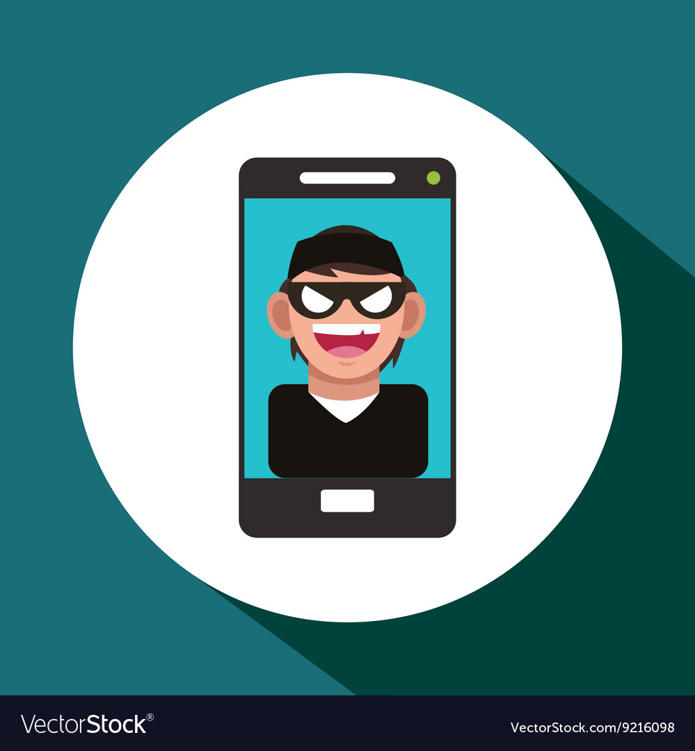 Security system design technology icon isolated