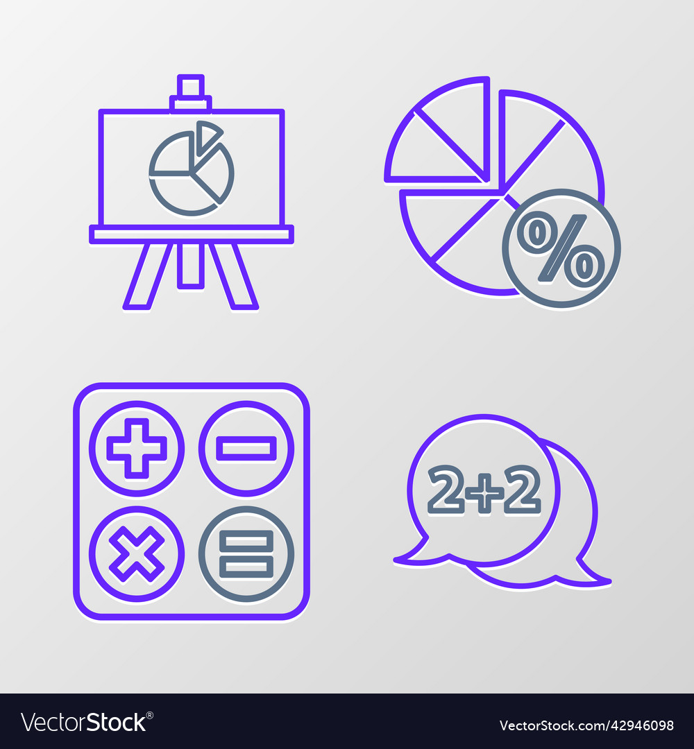 Set line equation solution calculator graph Vector Image Set line equation solution calculator graph