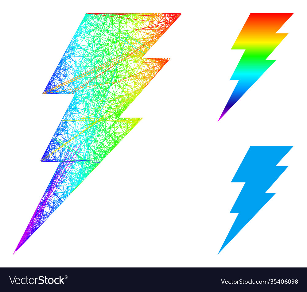 Spectrum hatched gradient execute icon