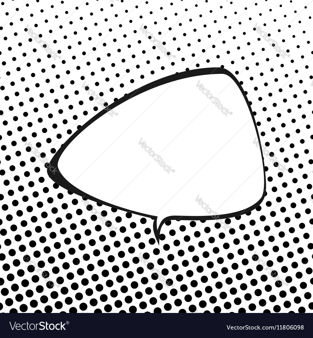 Triangular Speech Bubble