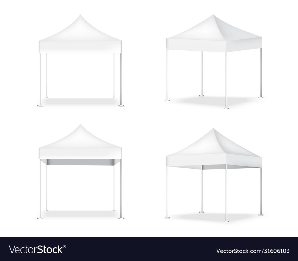 3d mock up realistic tent display pop booth vector image 3d mock up realistic tent display pop booth