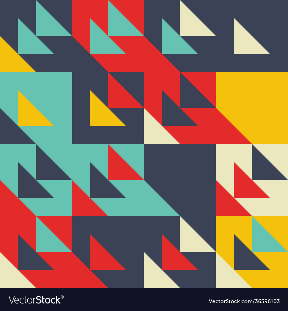 Abstract repetitive pattern design vector image Abstract repetitive pattern design